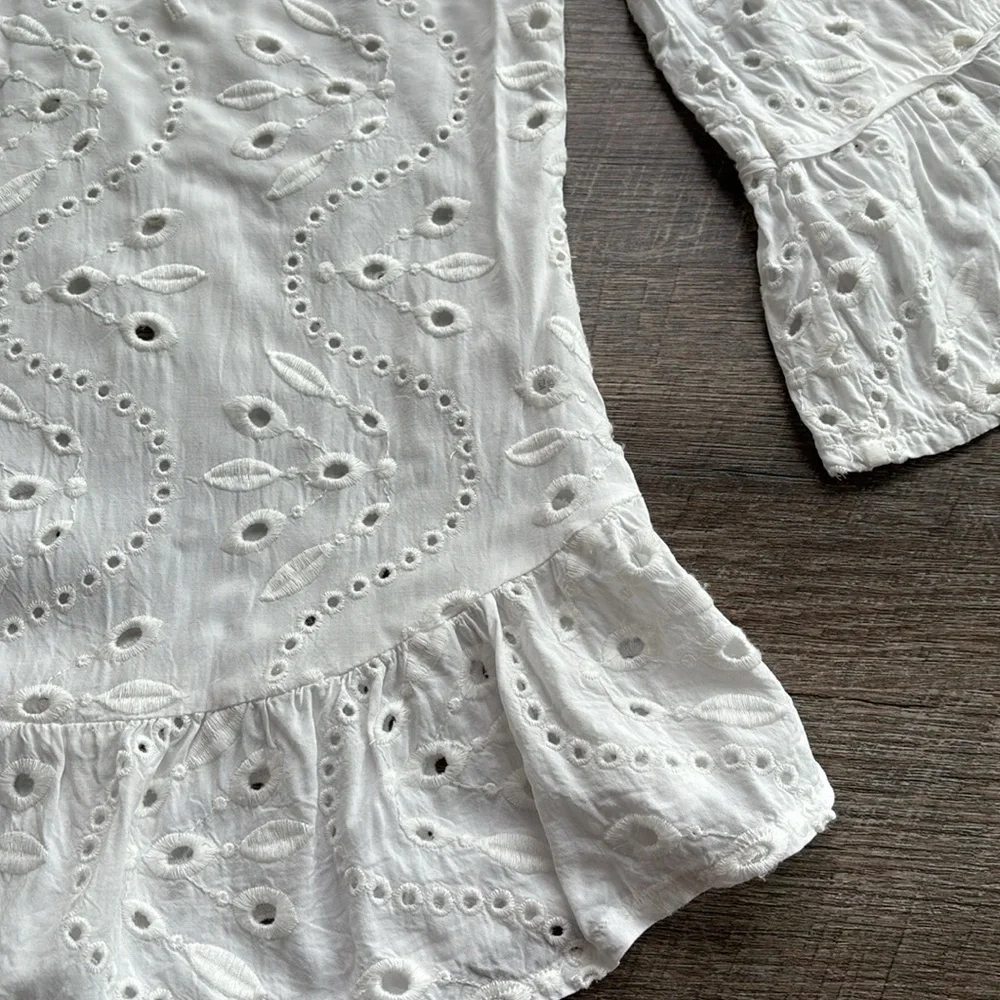 Vic Paula Hermanny embroidered cover up - Picture 3 of 4